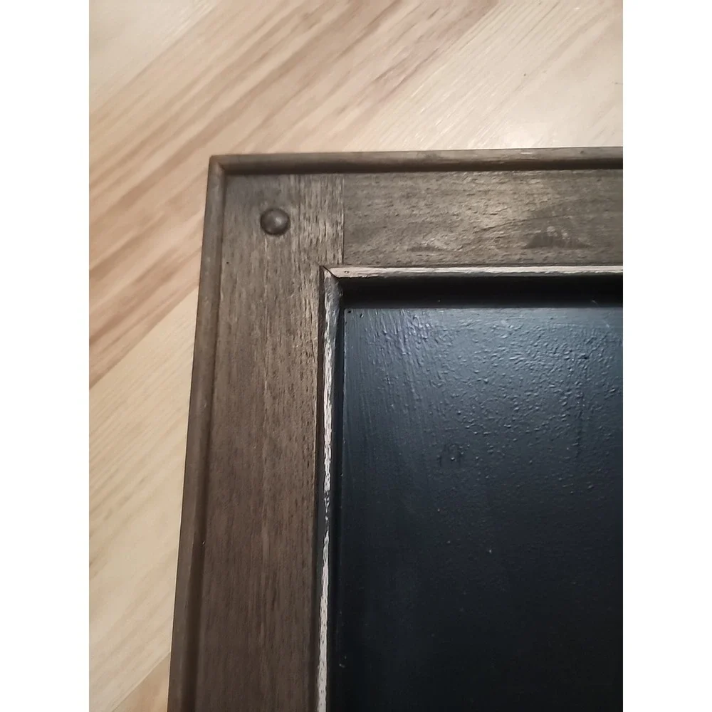 Handmade Painted Chalkboard rustic Wood Frame Farmhouse tiny ✋️holds chalk